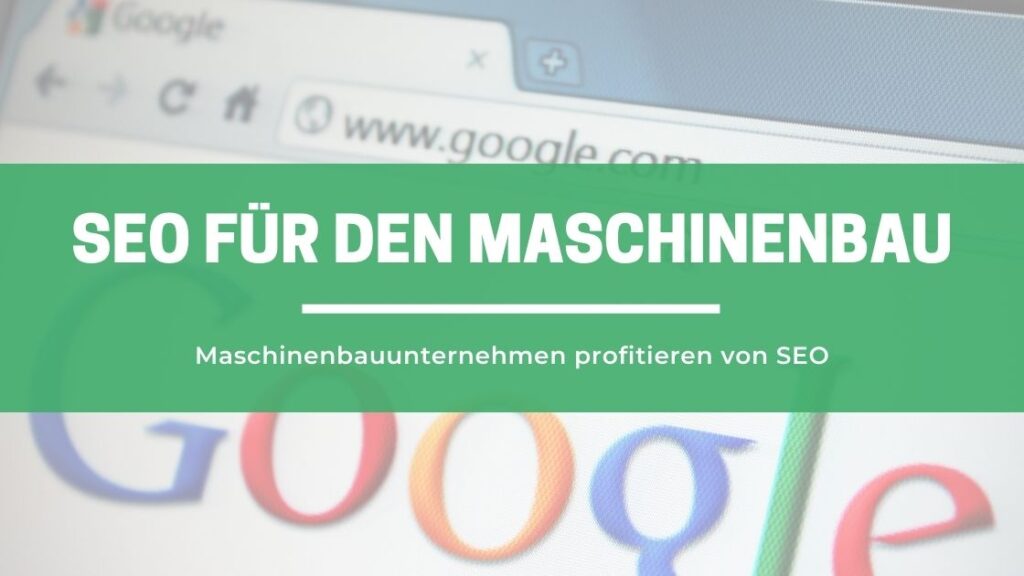 seo für den maschinenbau